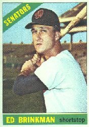 1966 Topps Baseball Cards      251     Ed Brinkman